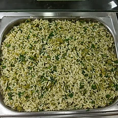Arroz verde com brócolis