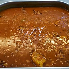 Feijão com charque e calabresa