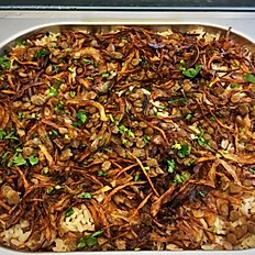 Arroz com lentilha